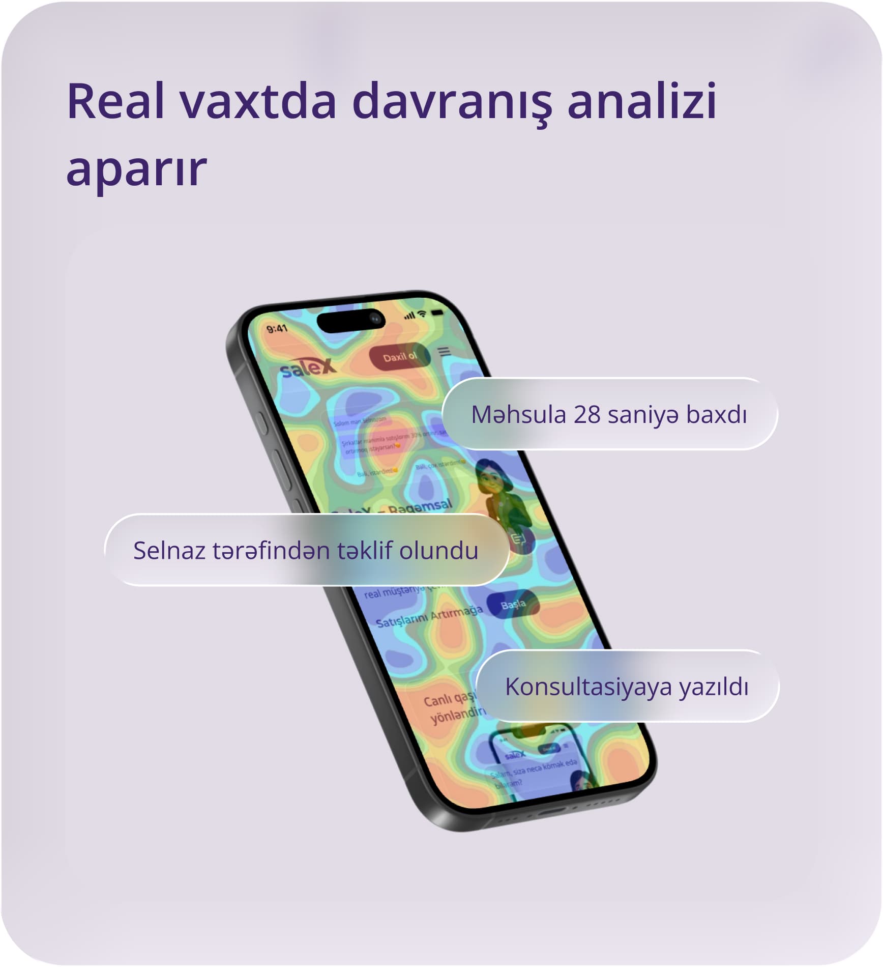 Real vaxtda davranış analizi aparır